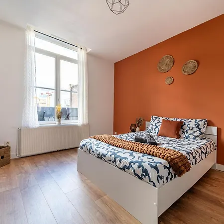 Le Beaumont - Barbieux - 3 Lits - Wifi - Parking - Terrasse Prive Apartment Roubaix Exterior photo