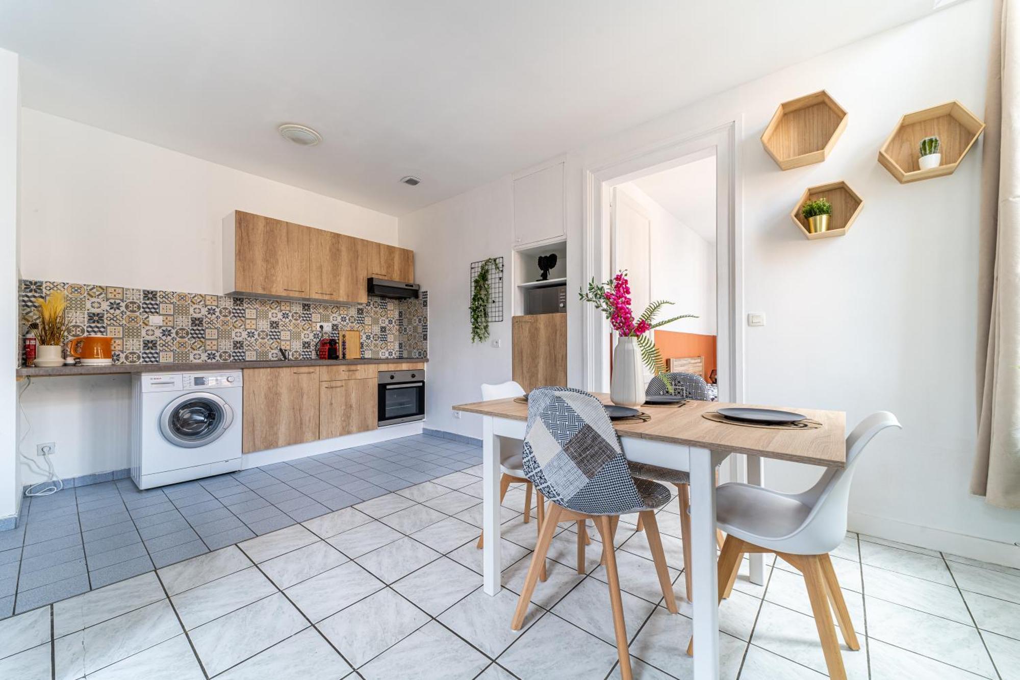 Le Beaumont - Barbieux - 3 Lits - Wifi - Parking - Terrasse Prive Apartment Roubaix