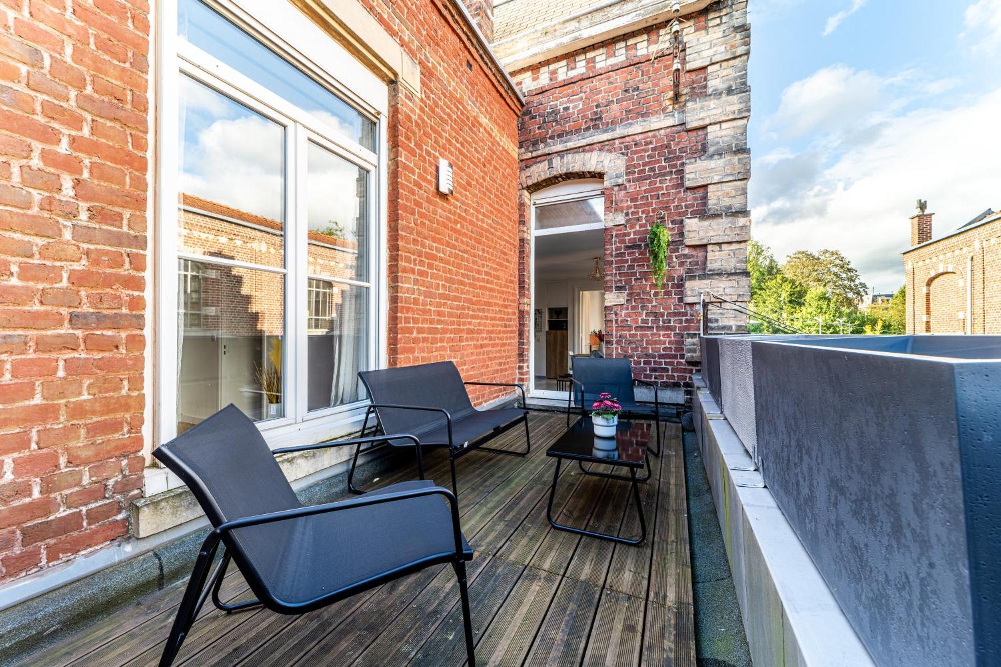 Le Beaumont - Barbieux - 3 Lits - Wifi - Parking - Terrasse Prive Apartment Roubaix