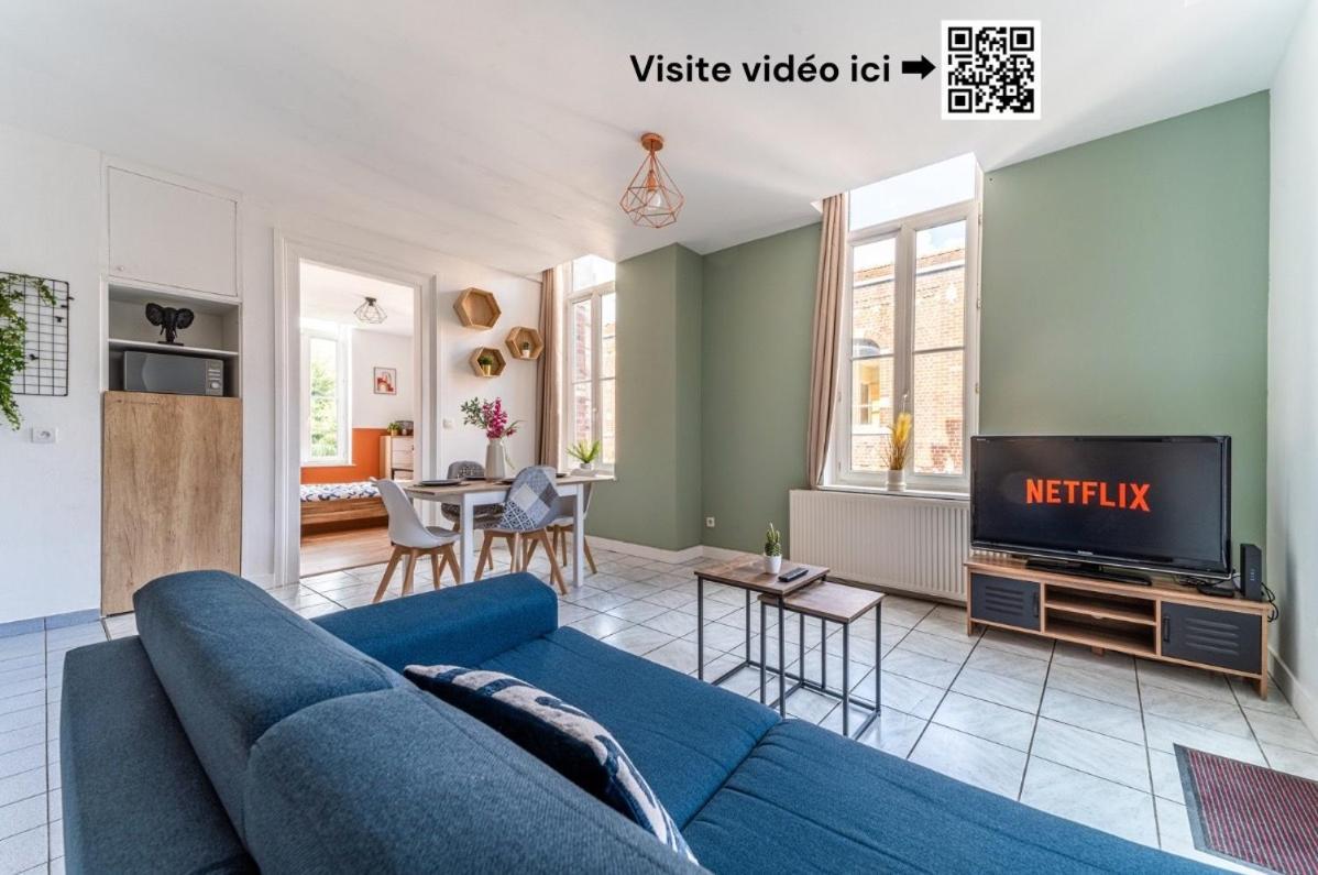 Le Beaumont - Barbieux - 3 Lits - Wifi - Parking - Terrasse Prive Roubaix